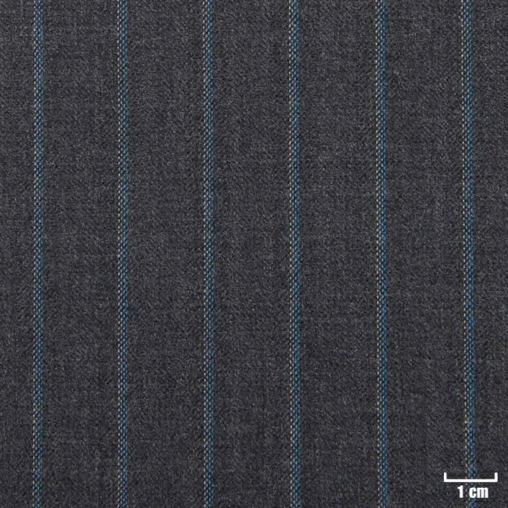 MEDIUM GREY, QRADRUPLE DOTTED BLUE/WHITE STRIPES - Image 1