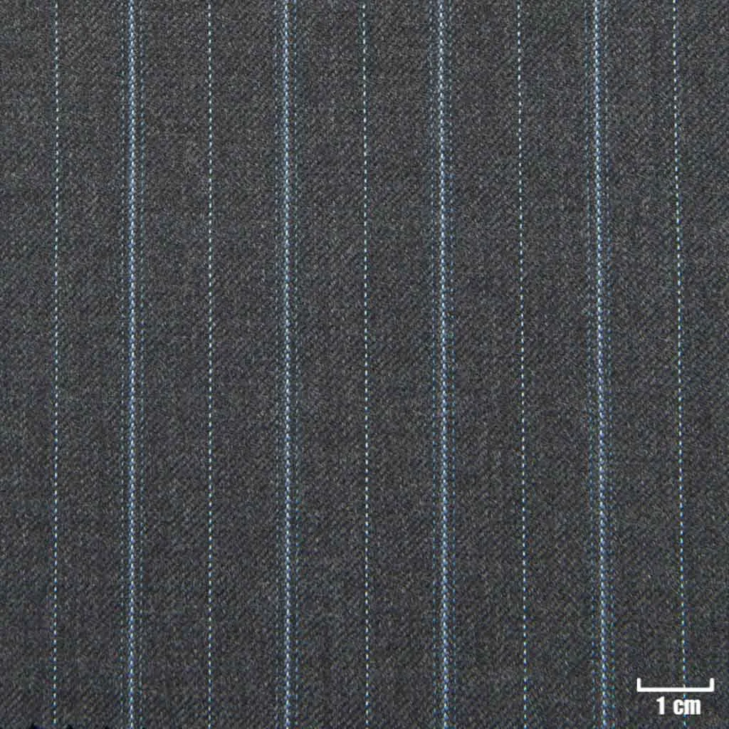 MEDIUM GREY, ALTERNATE MIXED BLUE DOTTED STRIPES - Image 1