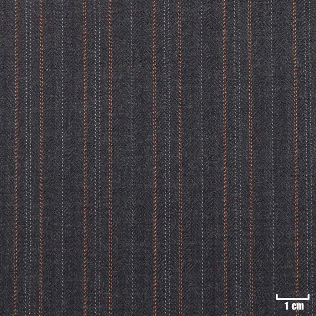 GREY, OFF WHITE/ORANGE STRIPES - Image 1