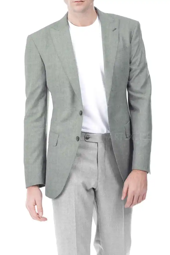 LIGHT GREY, HOPSACK - Image 6