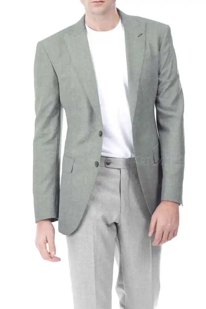 LIGHT GREY, HOPSACK - Image 4