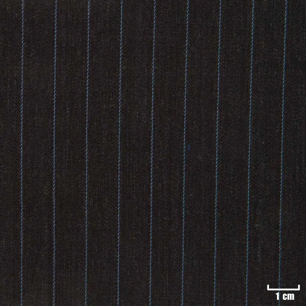 DARK BROWN, BLUE STRIPES - Image 1