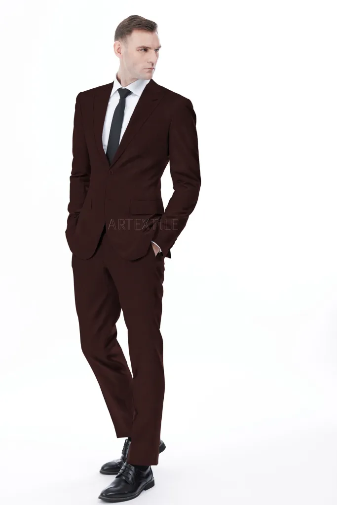 BURGUNDY, PLAIN - Image 2