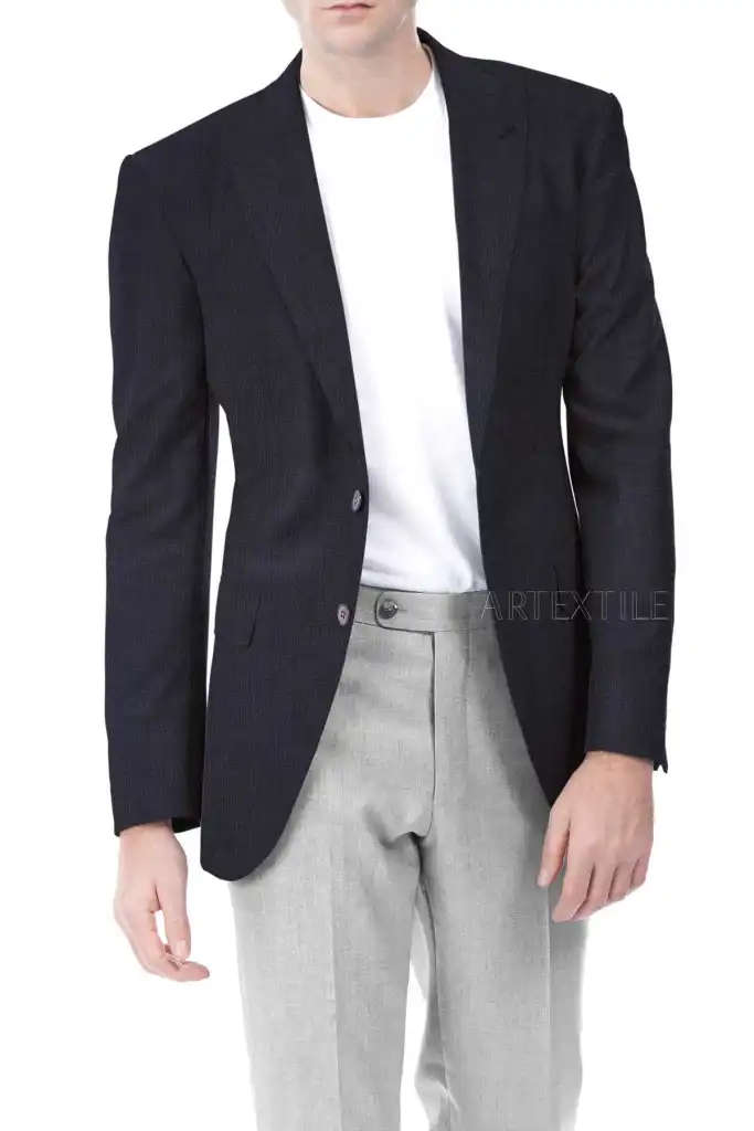 MEDIUM BLUE, HOPSACK - Image 3