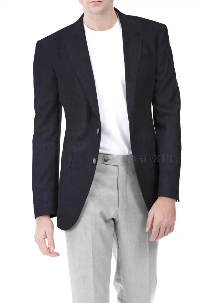 MEDIUM BLUE, HOPSACK - Image 2