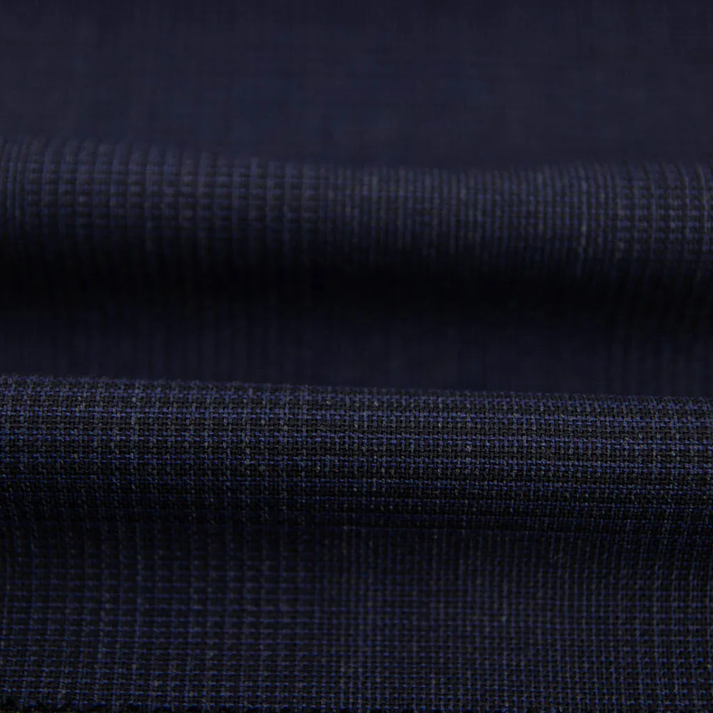 DARK BLUE, BIG CHECKS (4PLY) - Image 3