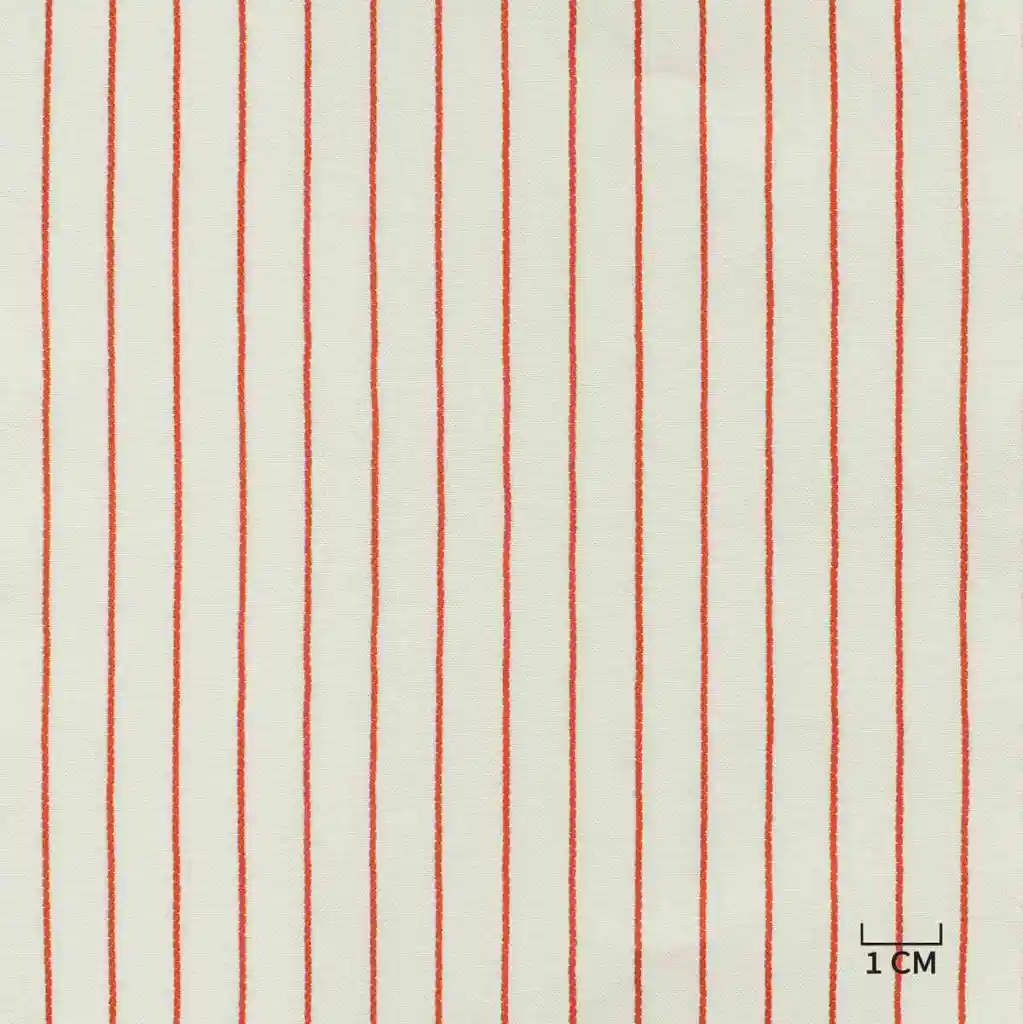 WHITE, RED STRIPES - Image 1
