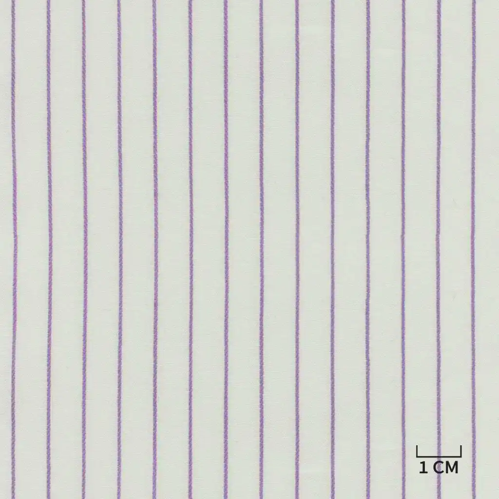 WHITE, PURPLE STRIPES - Image 1
