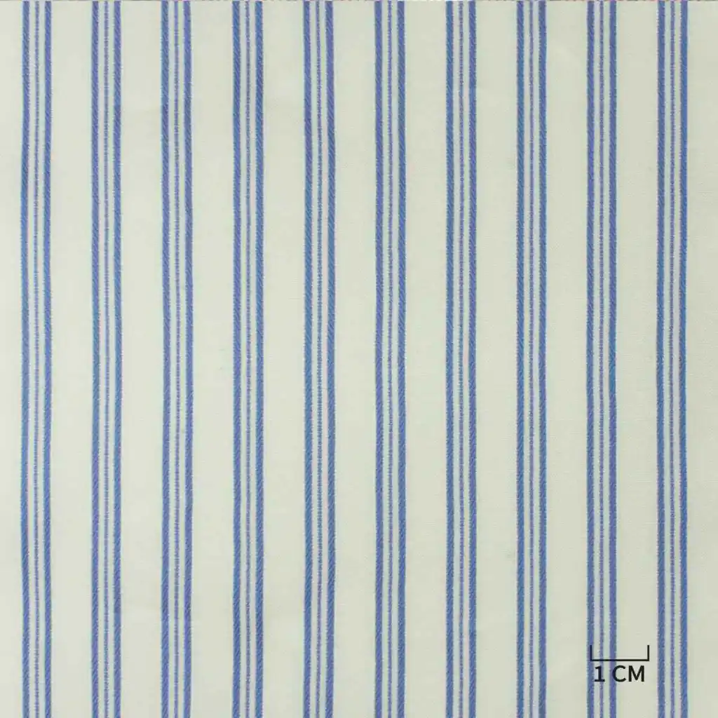 WHITE, BLUE STRIPES - Image 1