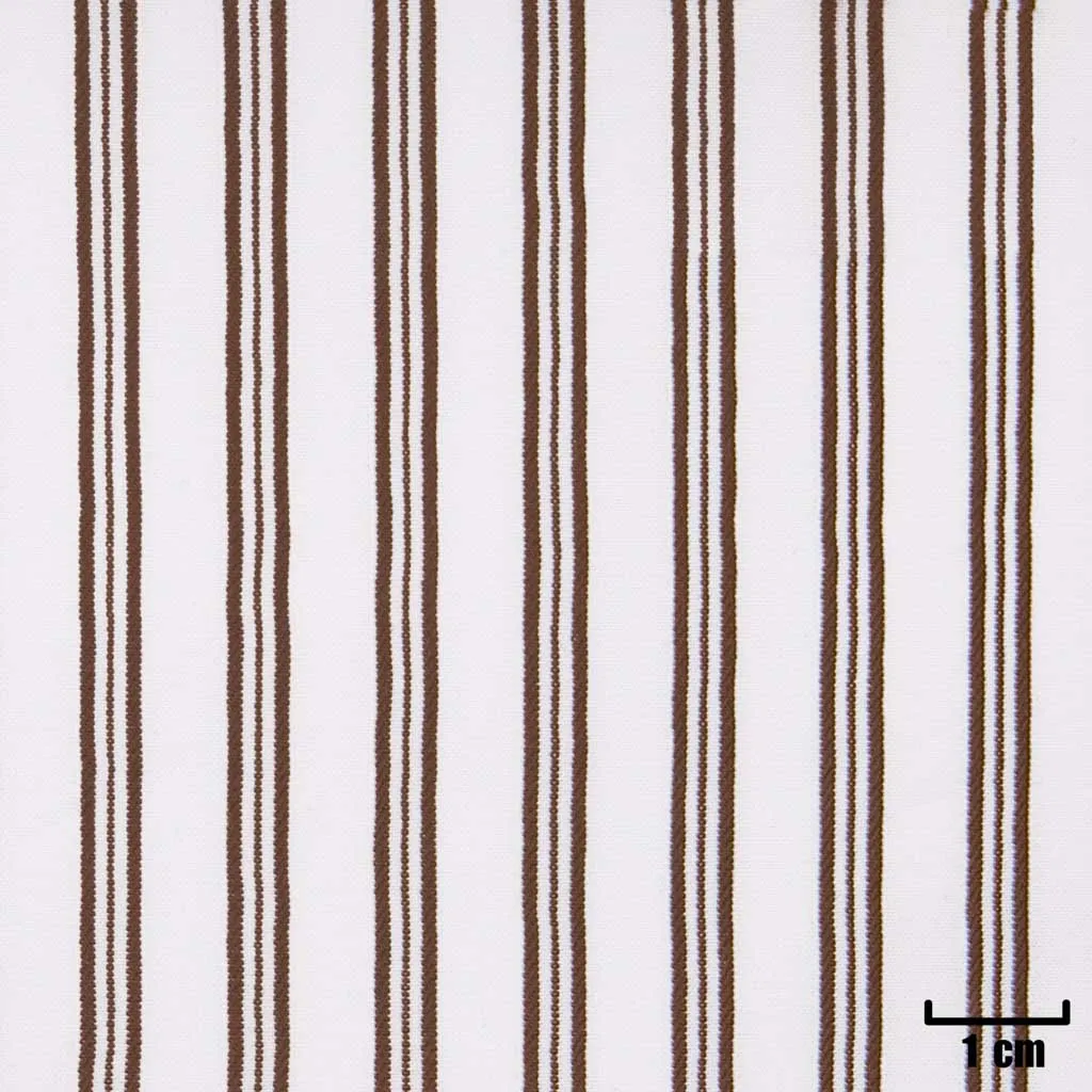 WHITE, BROWN STRIPES - Image 1