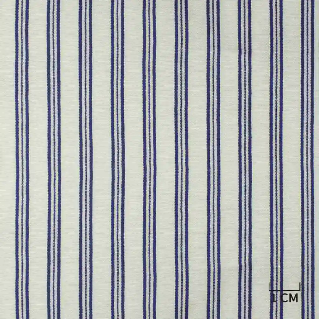 WHITE, BLUE STRIPES - Image 1