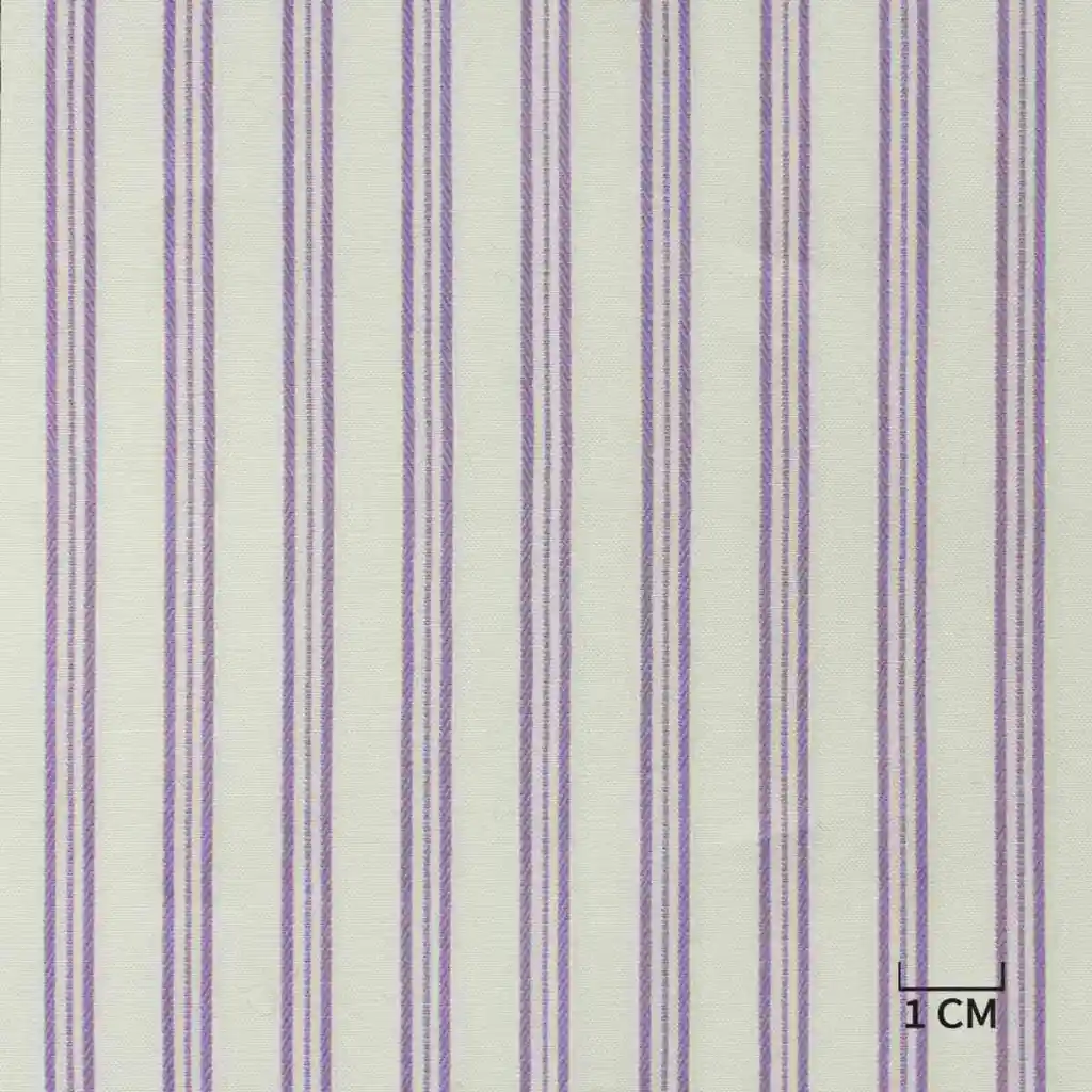 WHITE, PURPLE STRIPES - Image 1