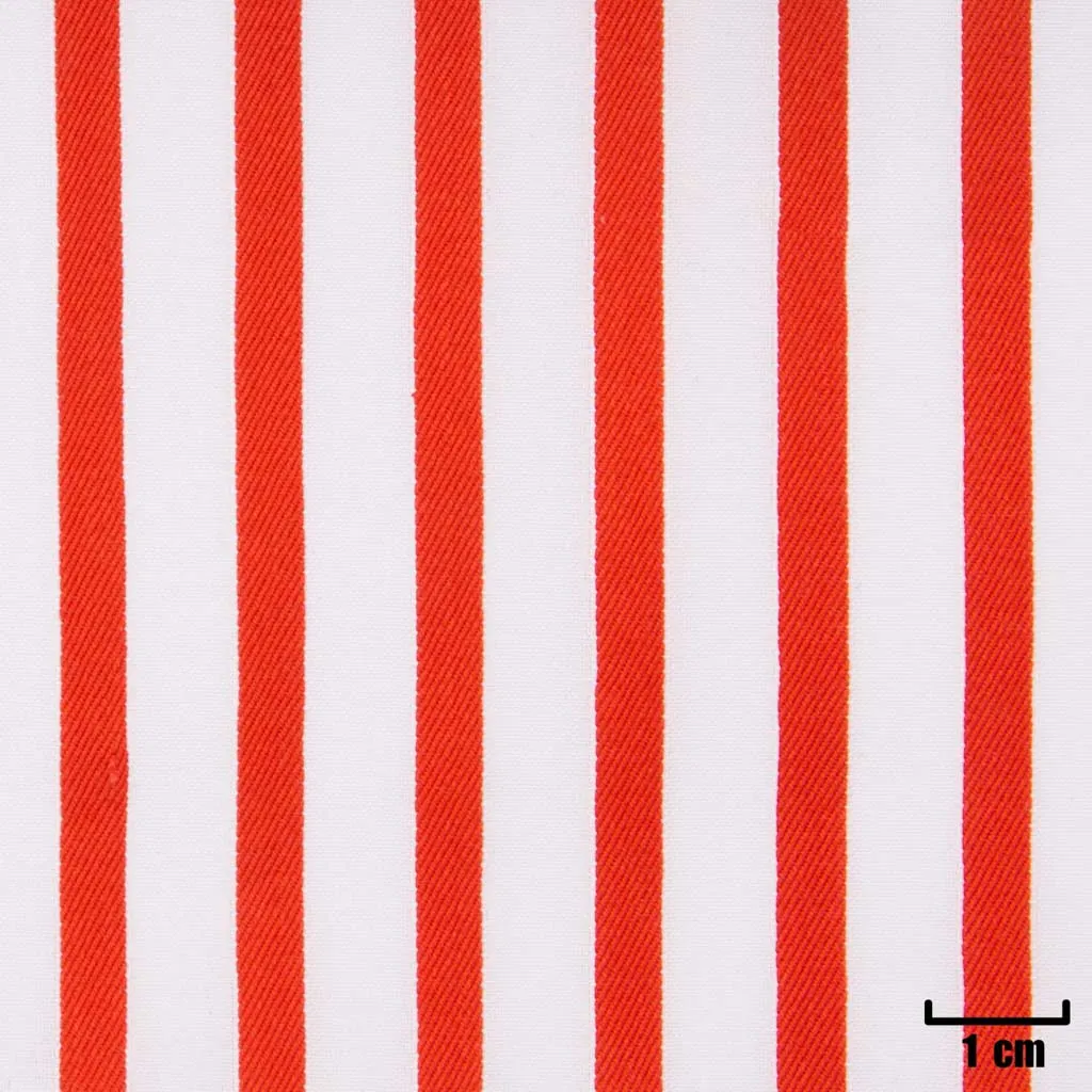 WHITE, RED STRIPES - Image 1