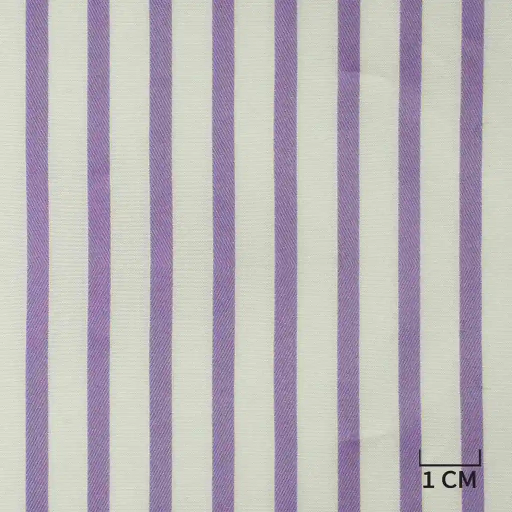 WHITE, PURPLE STRIPES - Image 1