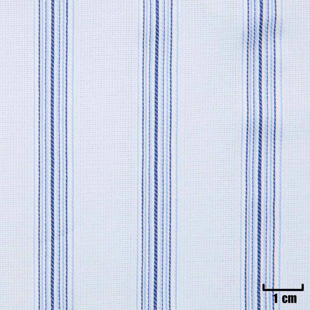 WHITE, BLUE STRIPES - Image 1