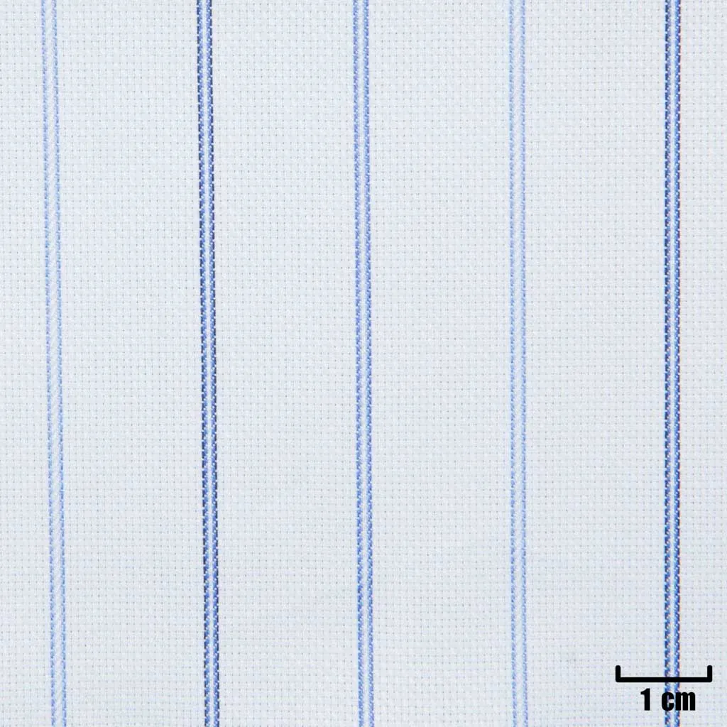 WHITE, BLUE STRIPES - Image 1