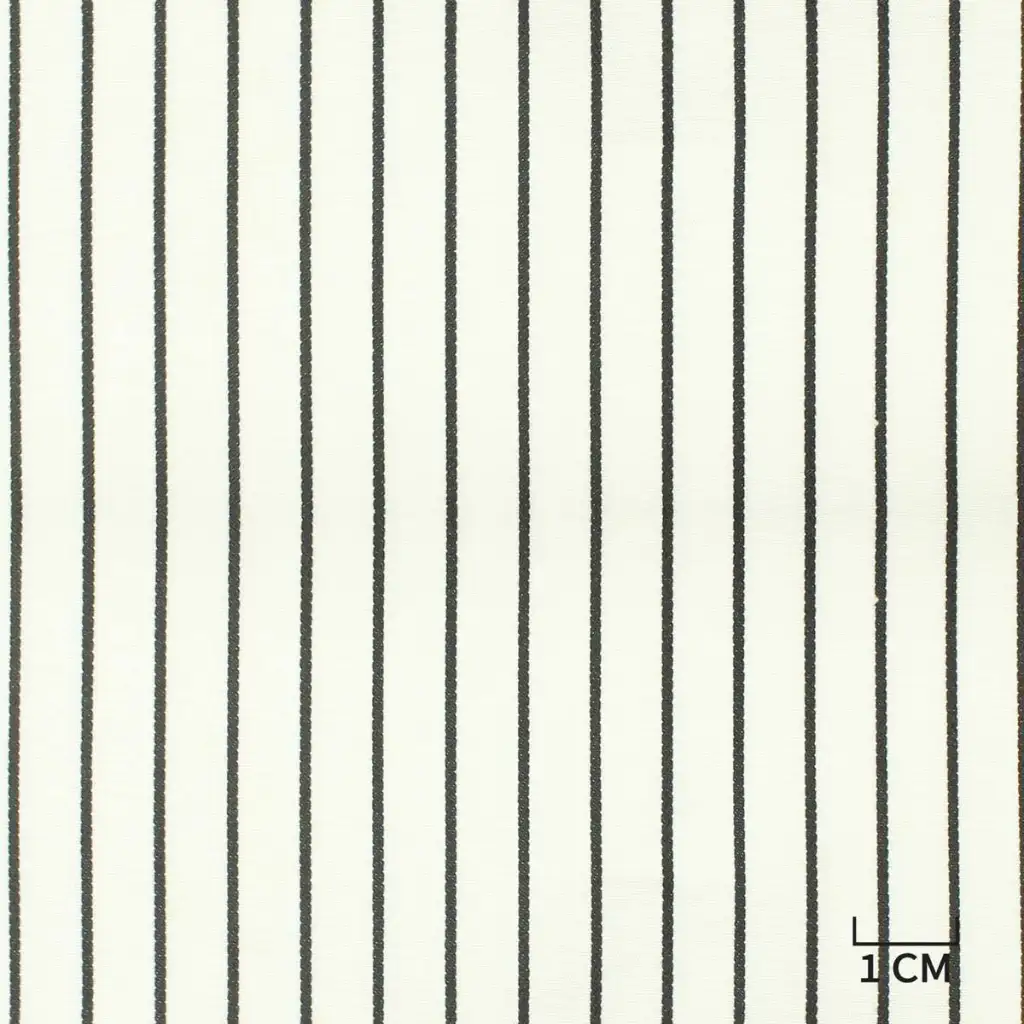 WHITE, BLACK STRIPES - Image 1