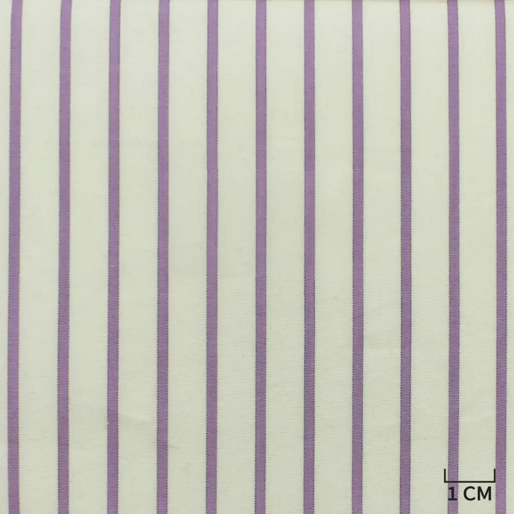 WHITE, PURPLE STRIPES - Image 1
