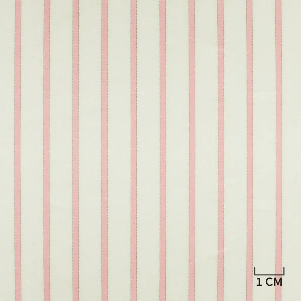 WHITE, PINK STRIPES - Image 1