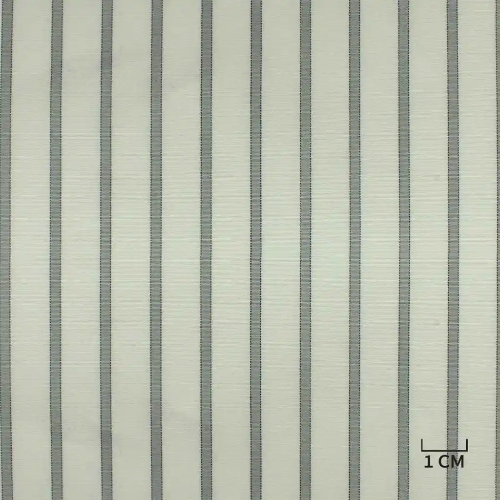 WHITE, GREY STRIPES - Image 1