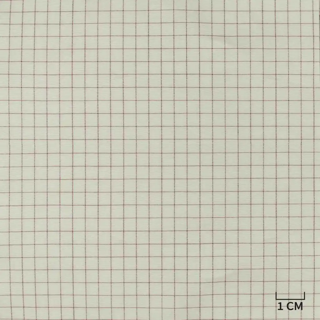 WHITE, PURPLE CHECKS - Image 1