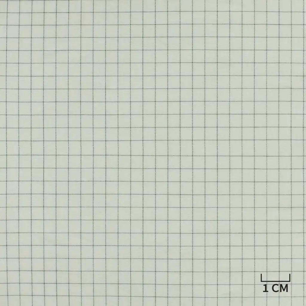 WHITE, GREEN CHECKS - Image 1