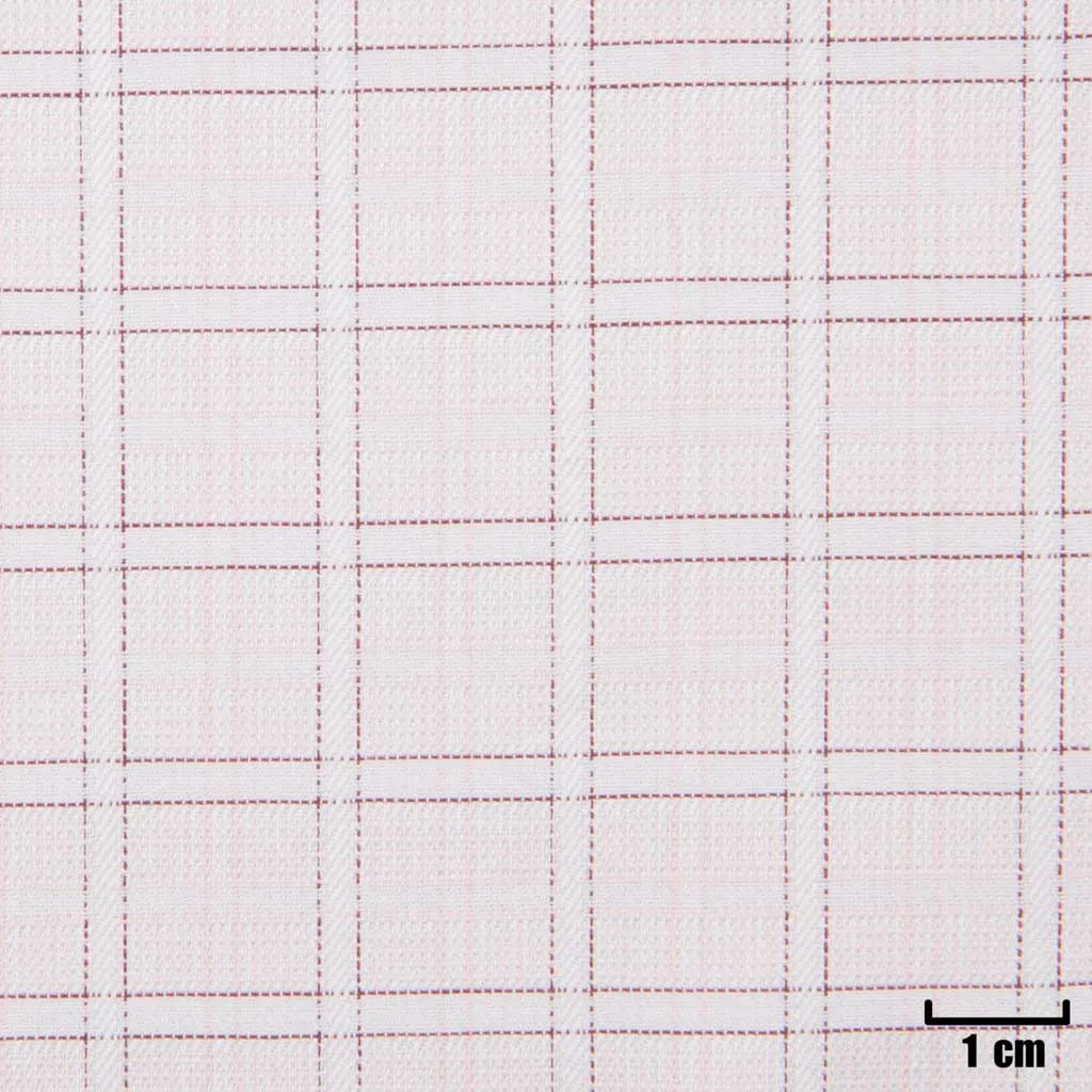 WHITE, PINK CHECKS - Image 1