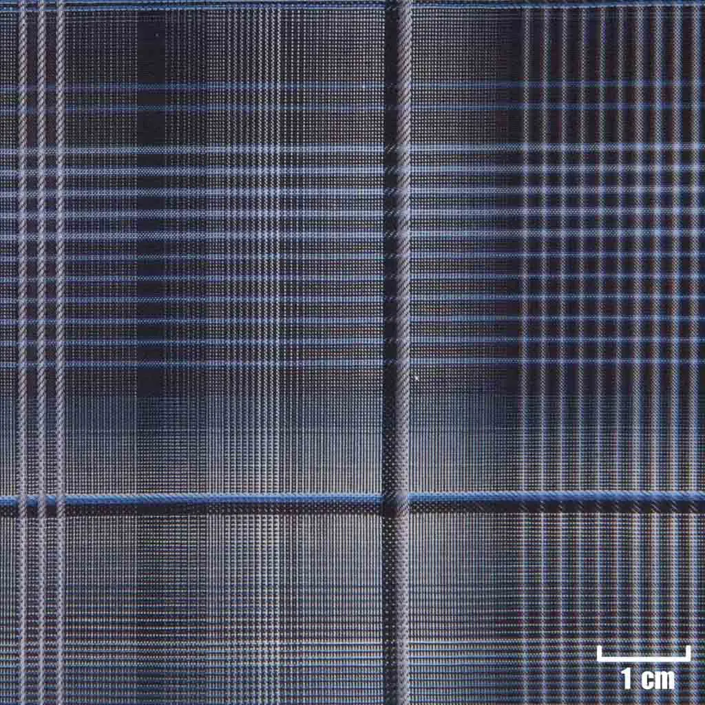 BLUE, BIG PURPLE CHECKS - Image 1