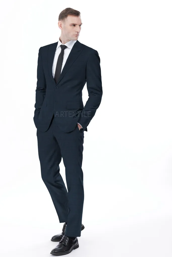 DARK BLUE, SHARKSKIN - Image 2