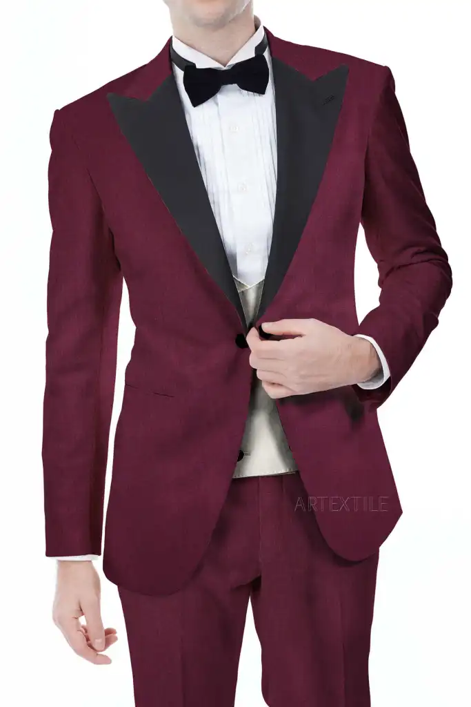 BURGUNDY, PLAIN - Image 2