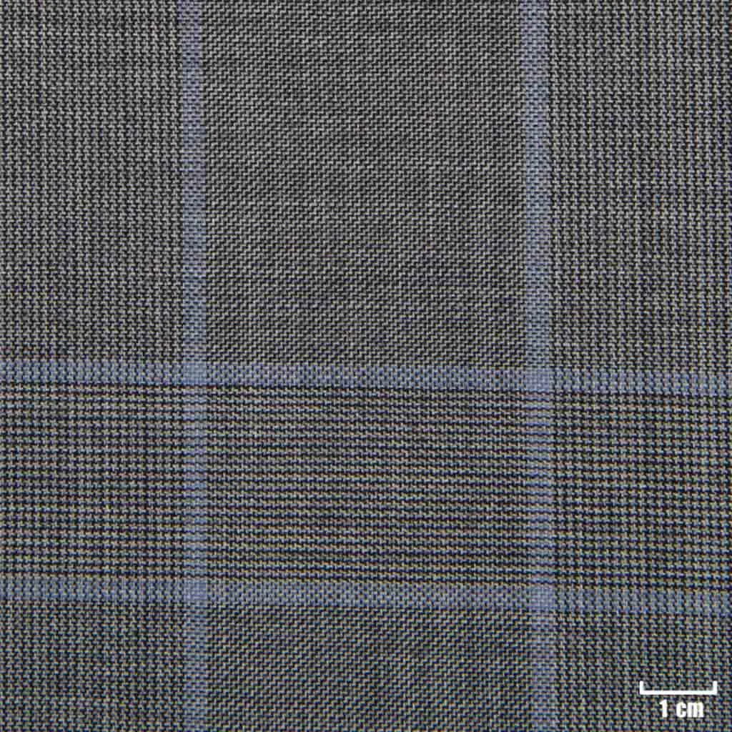 GREY, BLUE CHECKS - Image 1