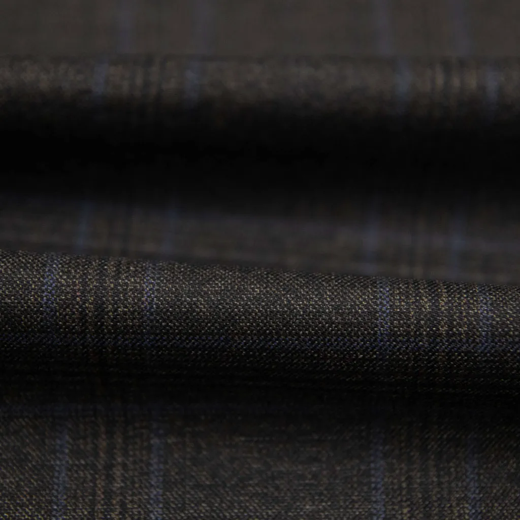 BROWN, BLUE CHECKS - Image 2