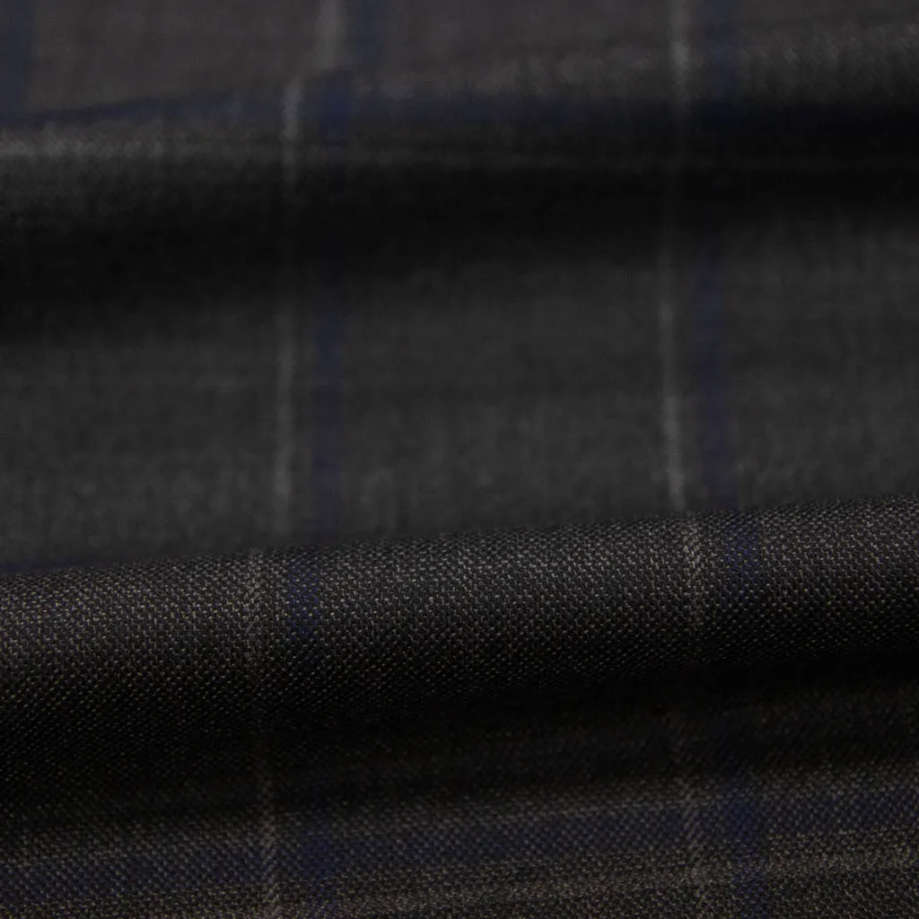 GREY, BLUE CHECKS - Image 2