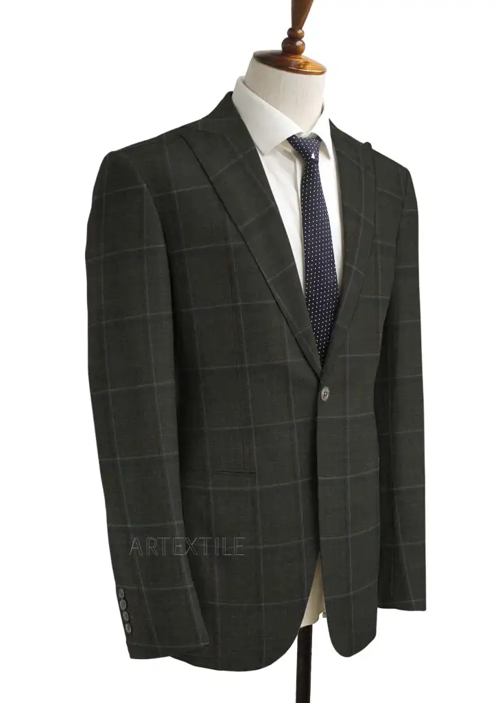 GREEN, BLUE/BROWN CHECKS - Image 3