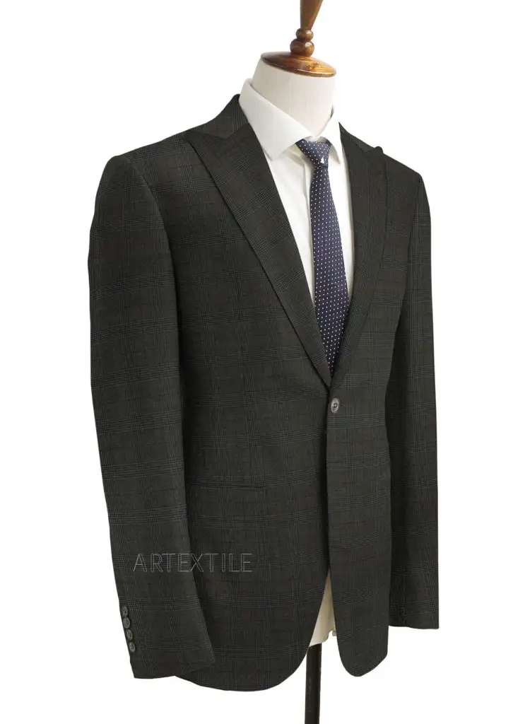 GREY, BLUE CHECKS - Image 3