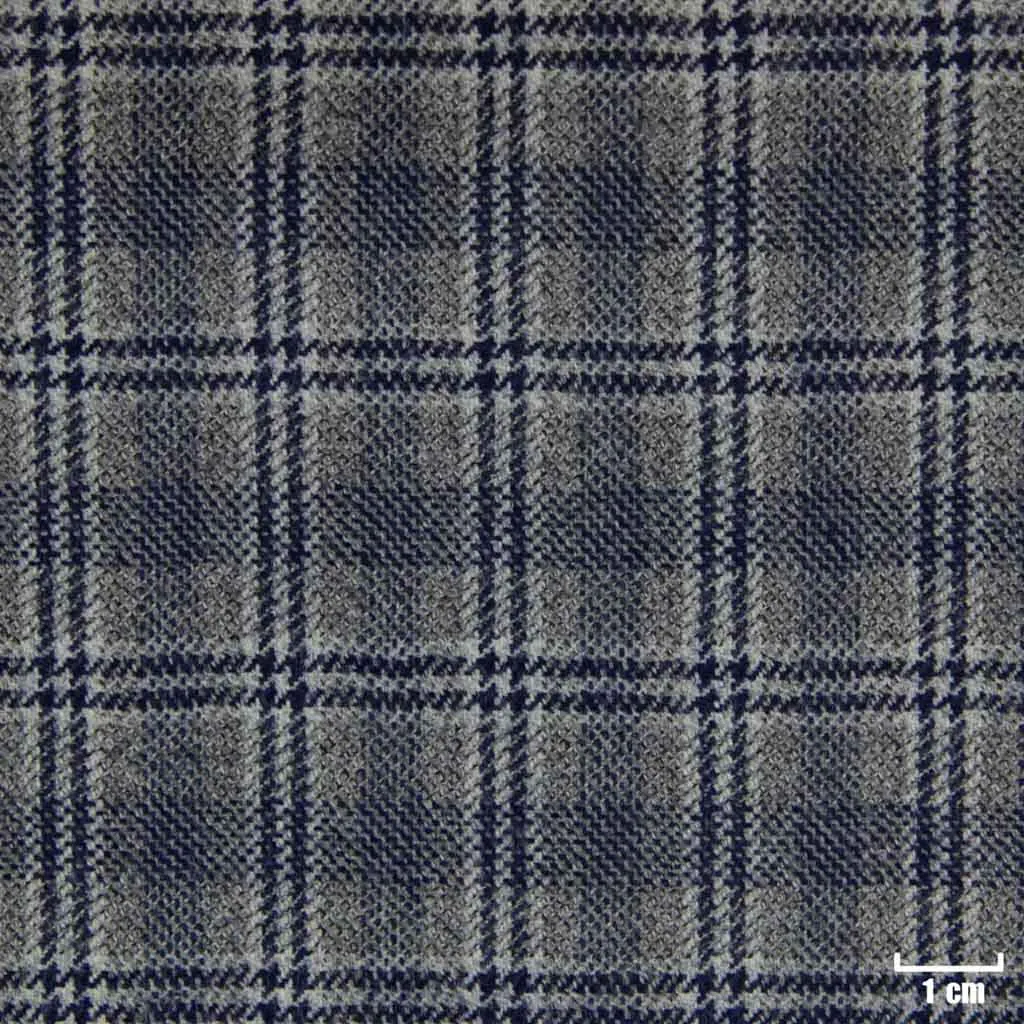 GREY, BLUE CHECKS - Image 1