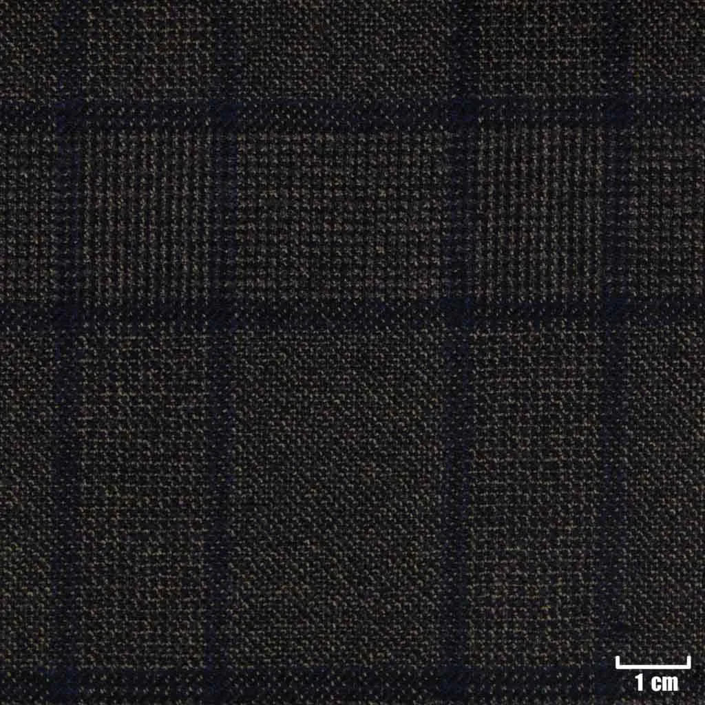 BROWN, BLUE CHECKS - Image 1
