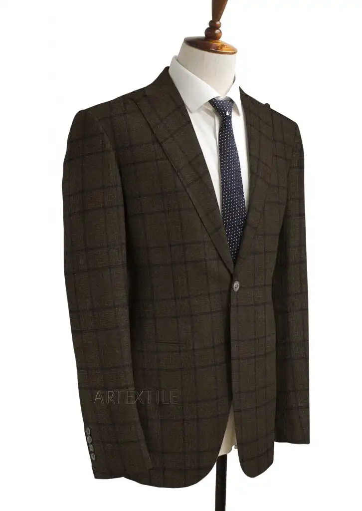 BROWN, BLUE CHECKS - Image 3