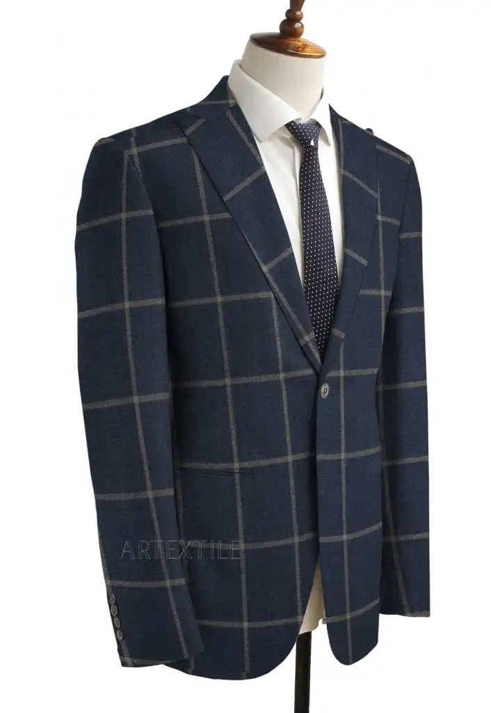 BLUE, GREY CHECKS - Image 4