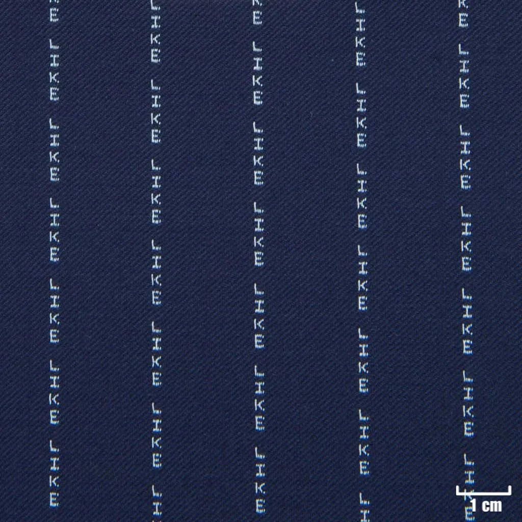 DARK BLUE, WHITE "LIKE" STRIPES - Image 1
