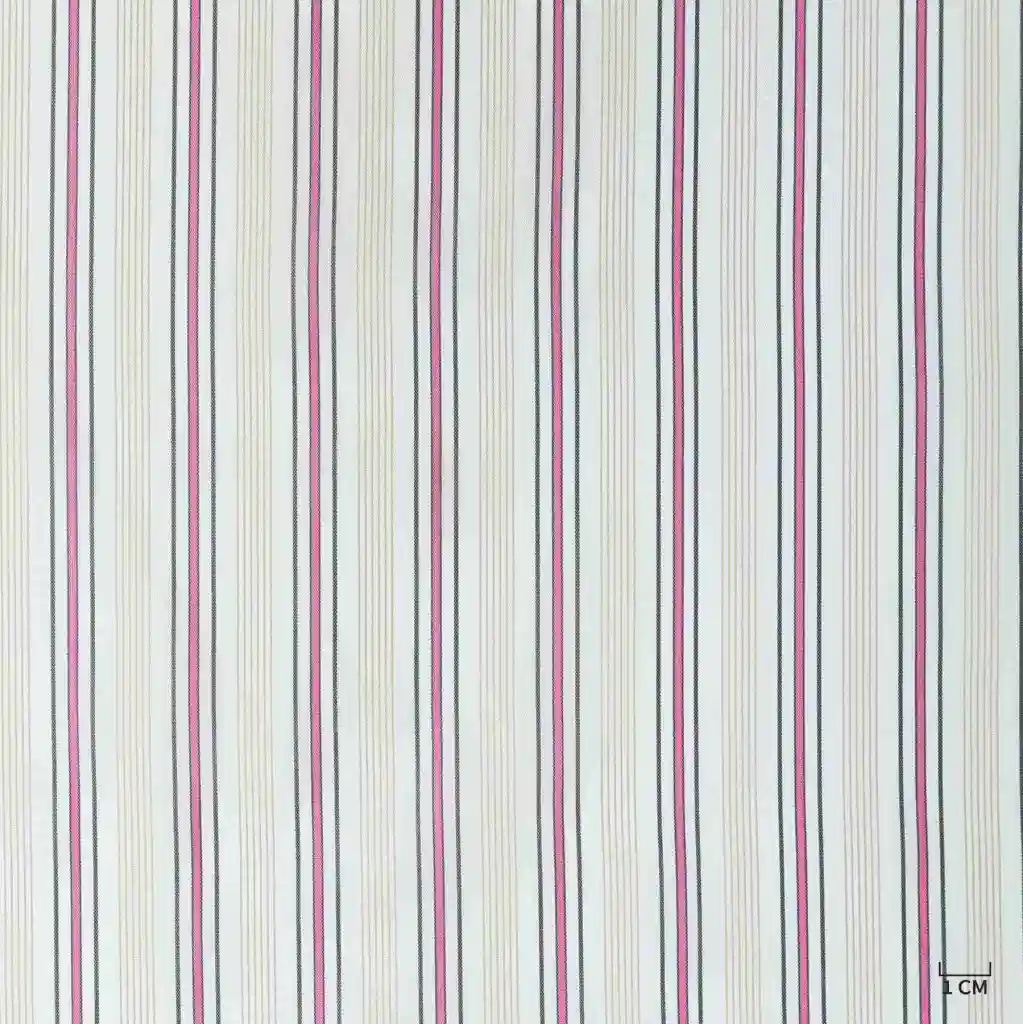 WHITE, KHAKI/PINK STRIPES/LINING - Image 1