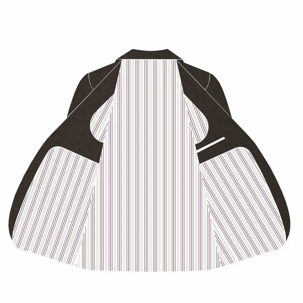 WHITE, KHAKI/PINK STRIPES/LINING - Image 2