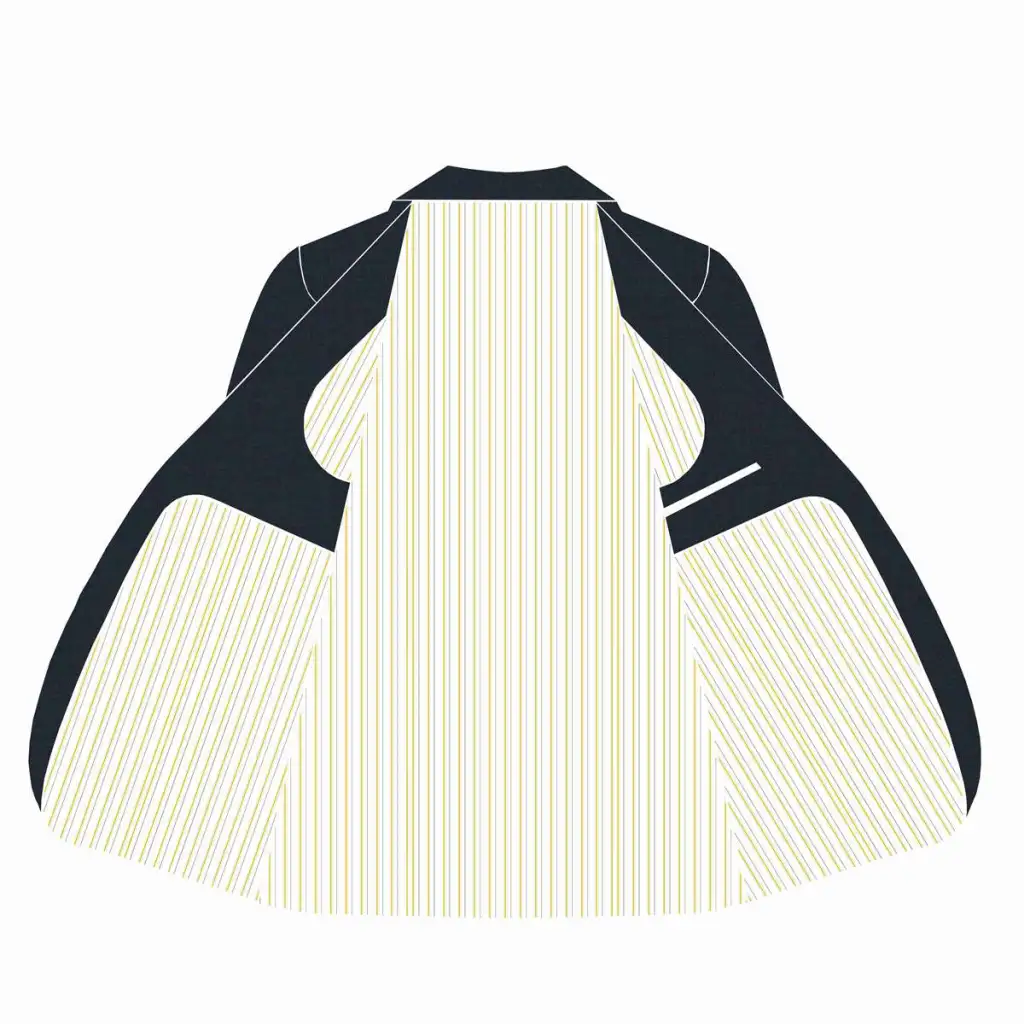 WHITE, YELLOW LINING - Image 2