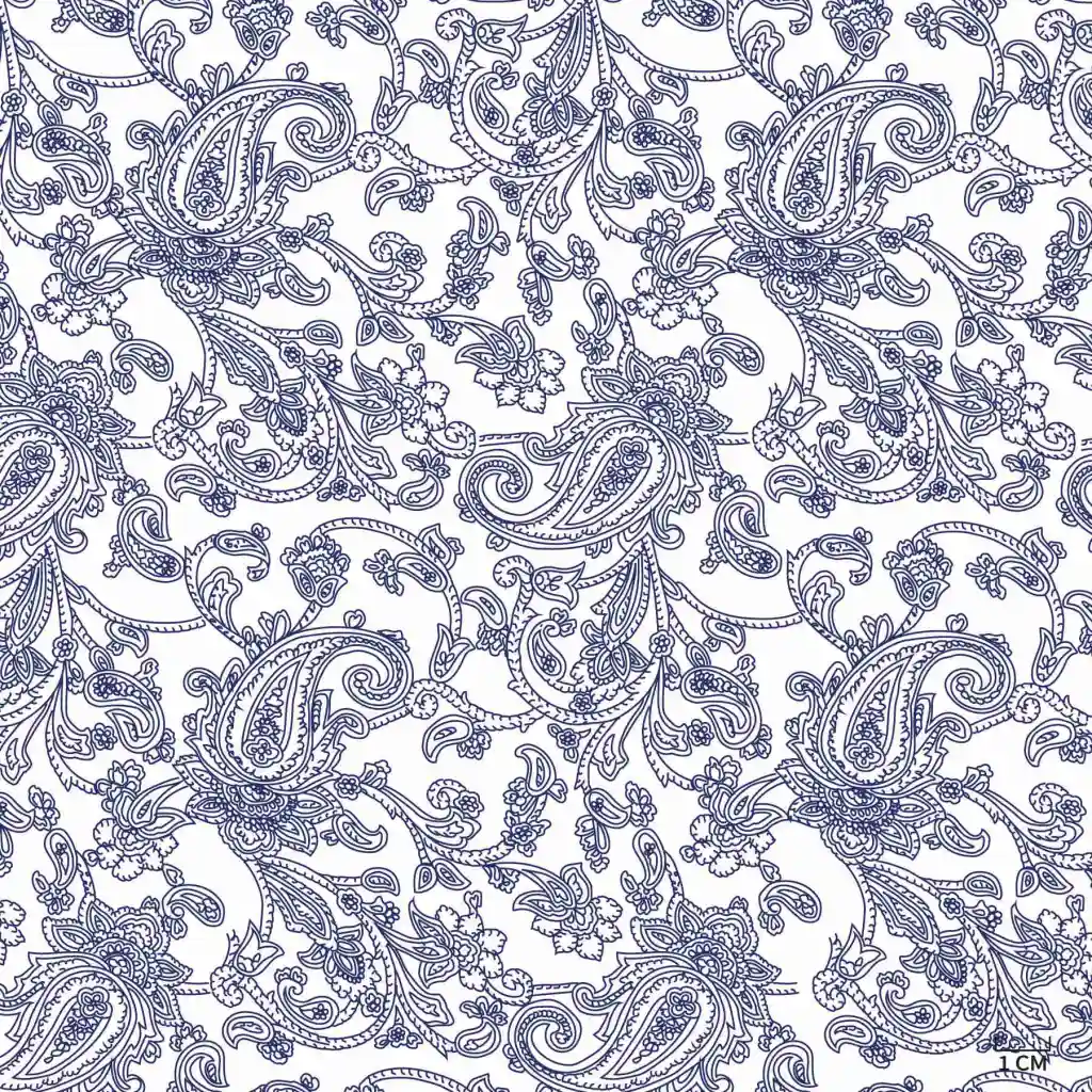 WHITE, BLUE/WHITE FLOWER - Image 1