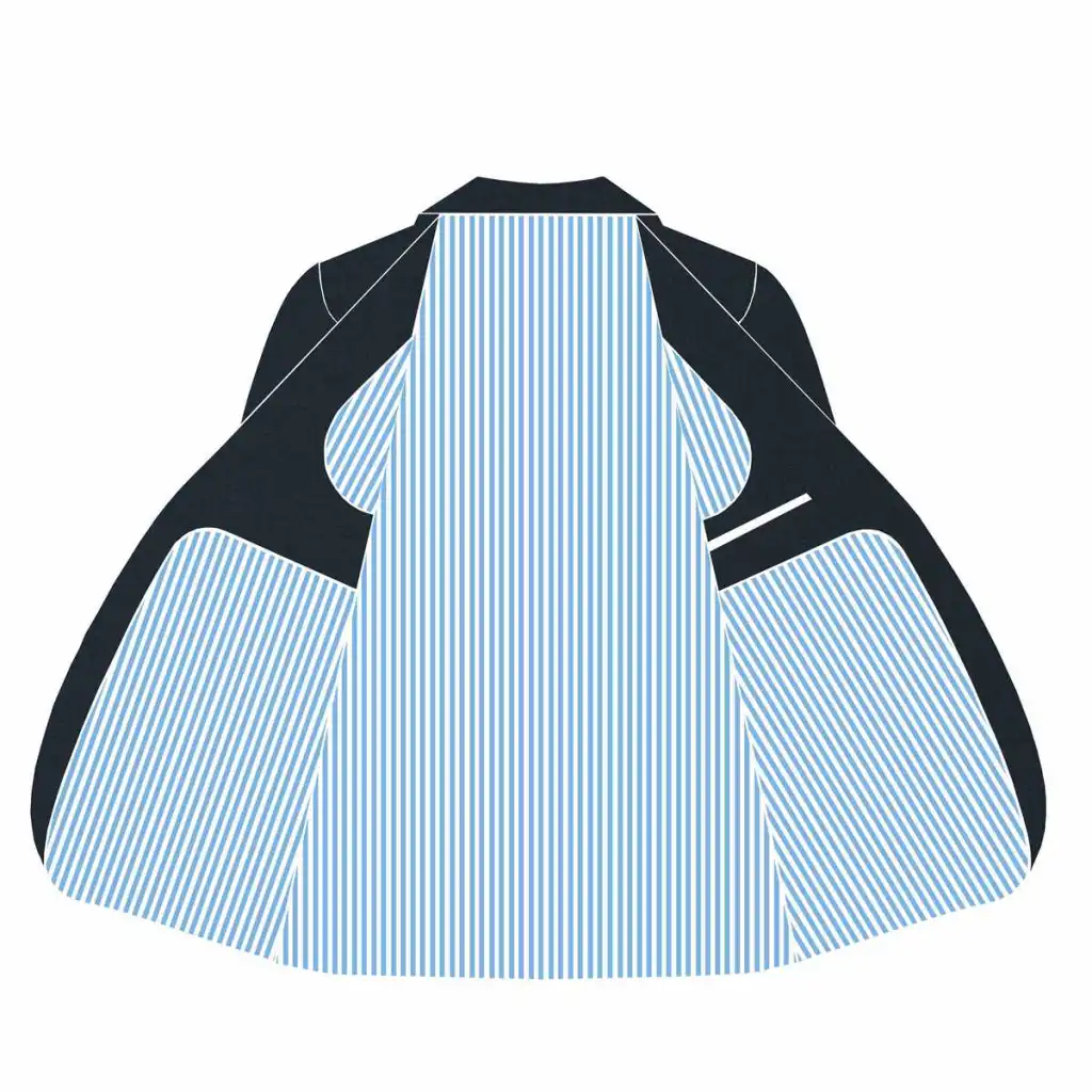 BLUE/WHITE STRIPES/LINING - Image 2