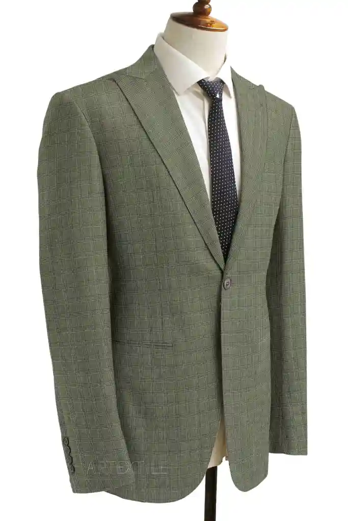 LIGHT KHAKI, SMALL CHECKS - Image 2