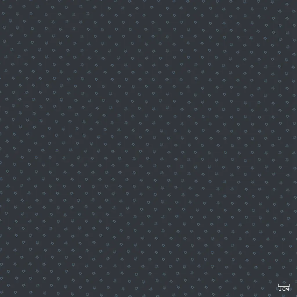 DARK BLUE, BLUE SMALL FLOWER - Image 1
