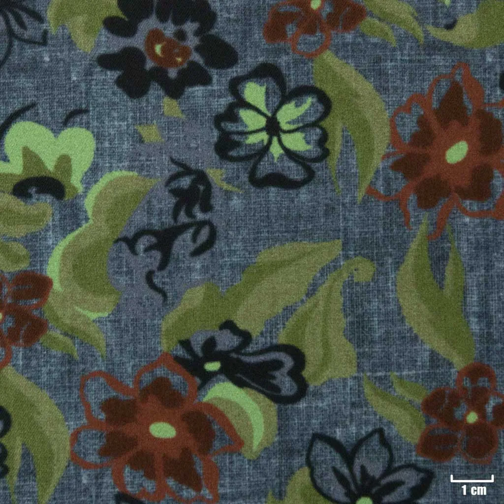 BLUE, FLOWER PATTERN - Image 1