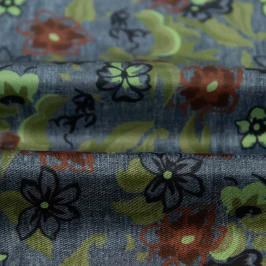 BLUE, FLOWER PATTERN - Image 2