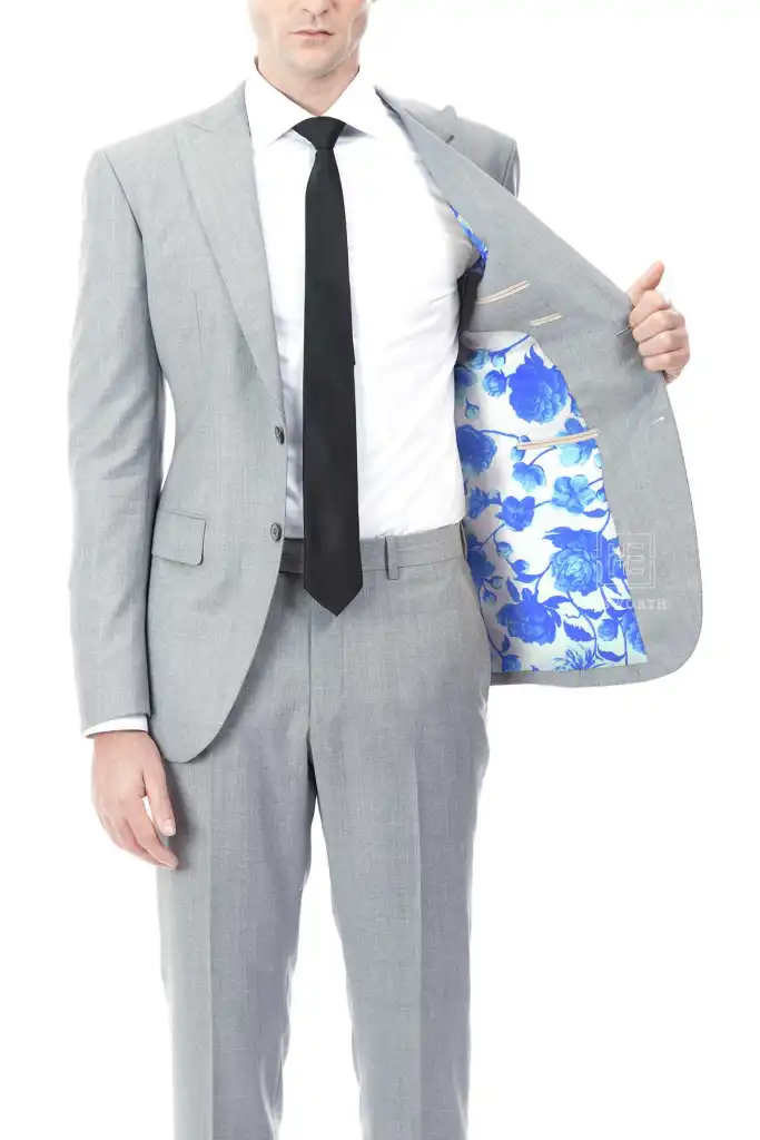 WHITE, BLUE FLORAL PATTERN - Image 3